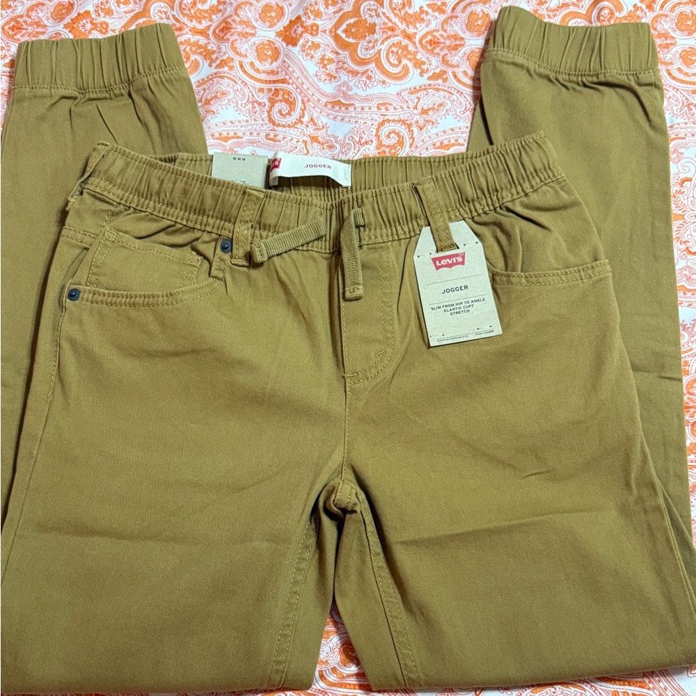Levi's khaki joggers with Elastic Waistband